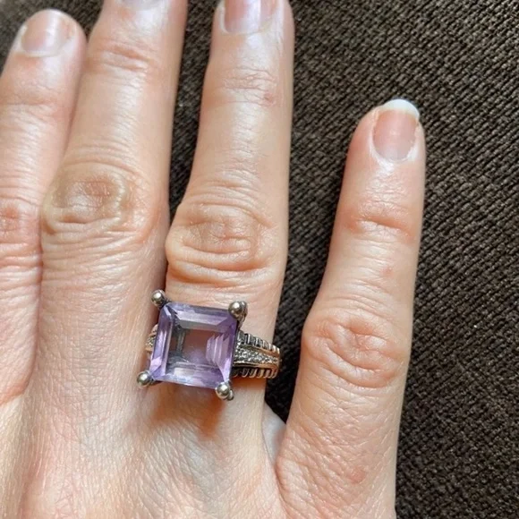 Sale!! Samuel Benham BJC Sterling Silver And 14K Size 7. - Picture 5 of 6